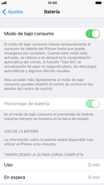 Pulsa la tecla de inicio para terminar y regresar a la pantalla de inicio.