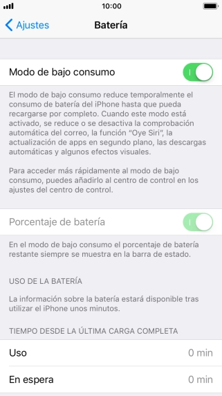 Pulsa la tecla de inicio para terminar y regresar a la pantalla de inicio.