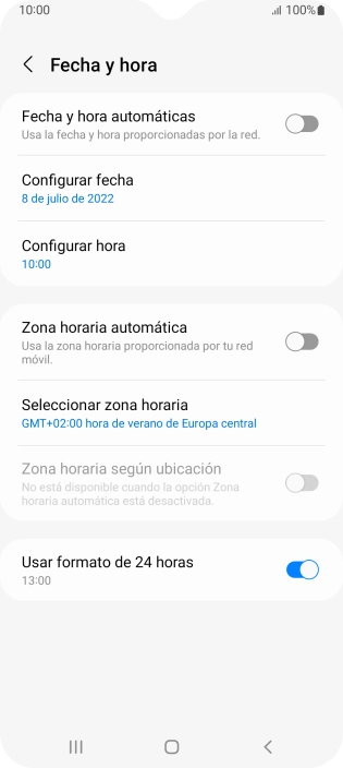 Pulsa el indicador junto a 