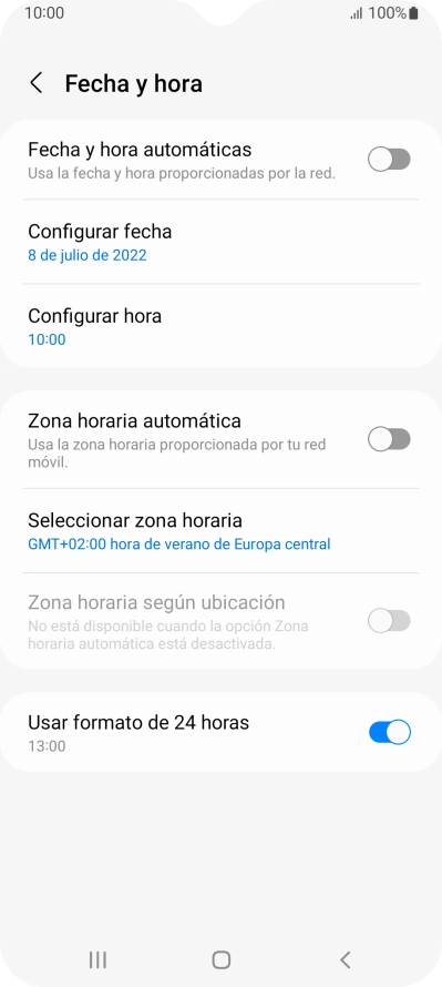 Pulsa el indicador junto a 