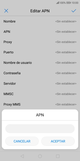 Introduce airtelwap.es y pulsa ACEPTAR.