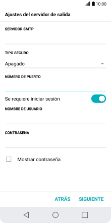 Pulsa el indicador junto a 