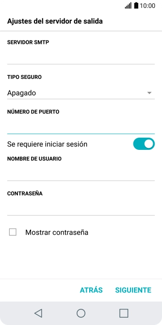 Pulsa el indicador junto a 