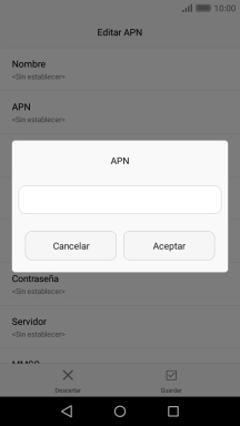 Introduce airtelwap.es y pulsa Aceptar.