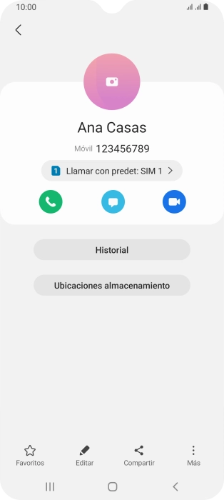 Pulsa la tecla de inicio para terminar y regresar a la pantalla de inicio.