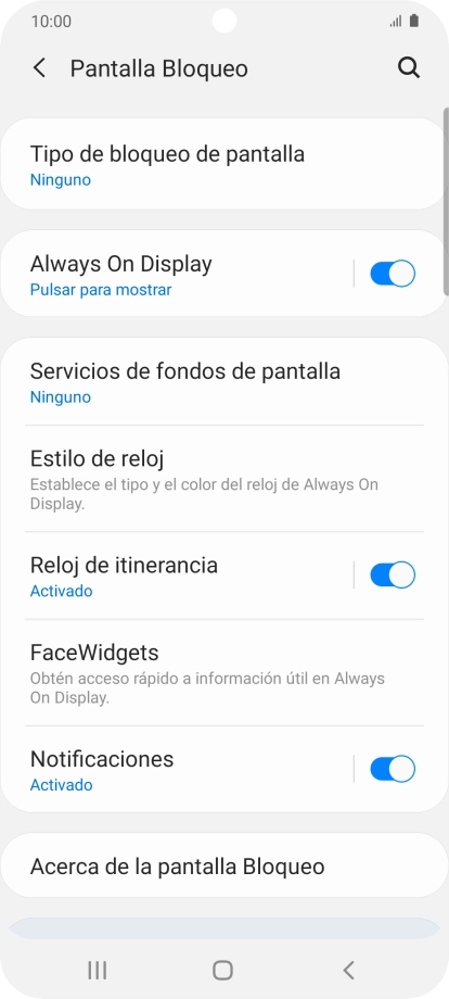 Pulsa la tecla de inicio para terminar y regresar a la pantalla de inicio.