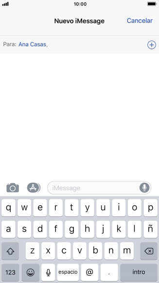 También puedes enviar fotografías, vídeos, mensajes de sonido y diferentes efectos en el iMessage. Sigue las indicaciones de la pantalla para enviar tu iMessage con el contenido deseado.