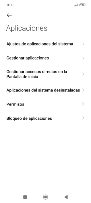 Pulsa Gestionar aplicaciones.