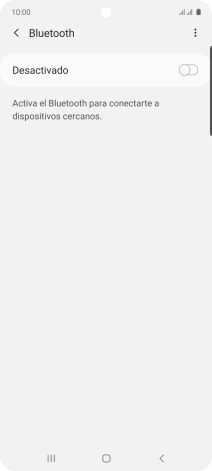 Pulsa el indicador para activar la función.