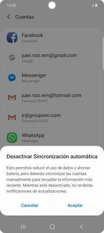 Pulsa Aceptar.