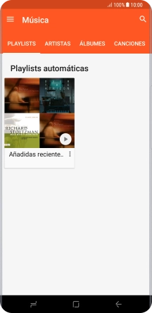 Pulsa la categoría deseada.