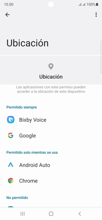 Pulsa la app deseada.