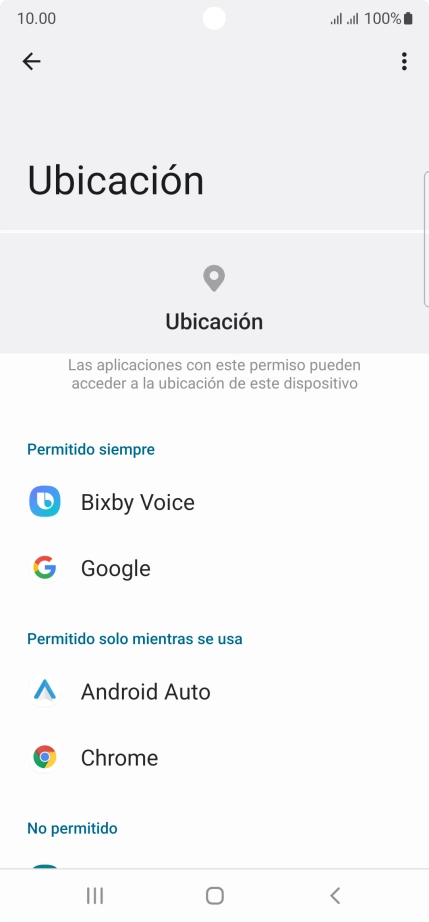 Pulsa la app deseada.