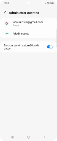 Pulsa Añadir cuenta.