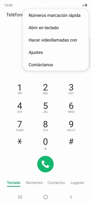 Pulsa Ajustes.