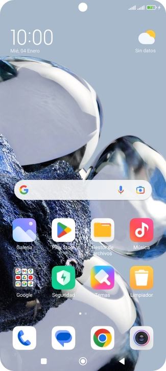 Cuando el icono de carga de batería aparece en la pantalla, el teléfono se está cargando.