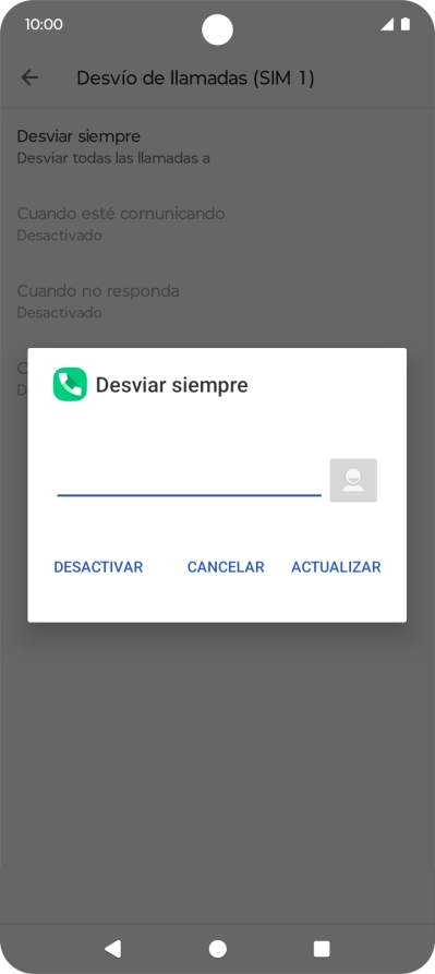 Pulsa DESACTIVAR.