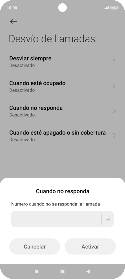 Introduce +34600132000 y pulsa Activar.