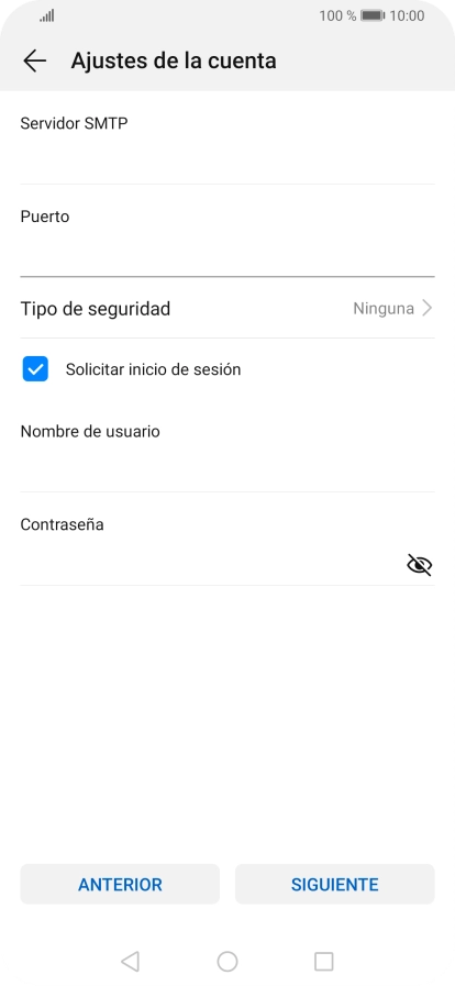 Pulsa Tipo de seguridad.