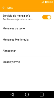 Pulsa Mensajes de texto.