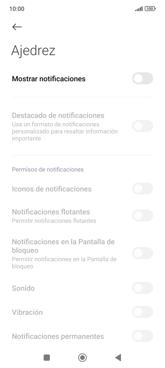 Pulsa el indicador junto a 
