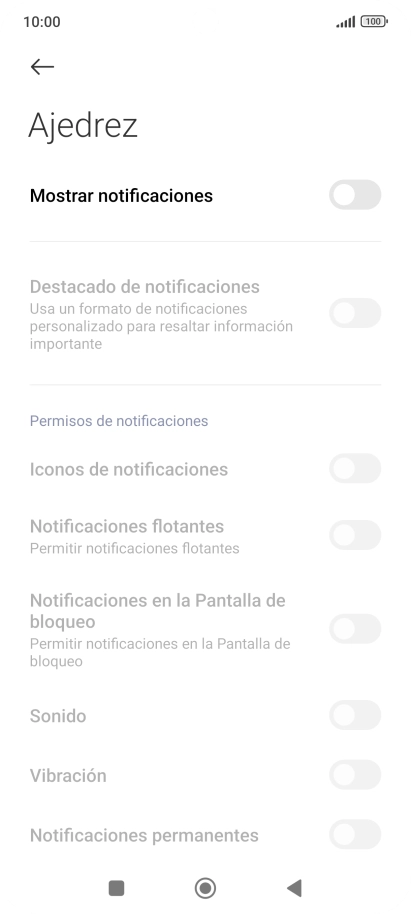 Pulsa el indicador junto a 