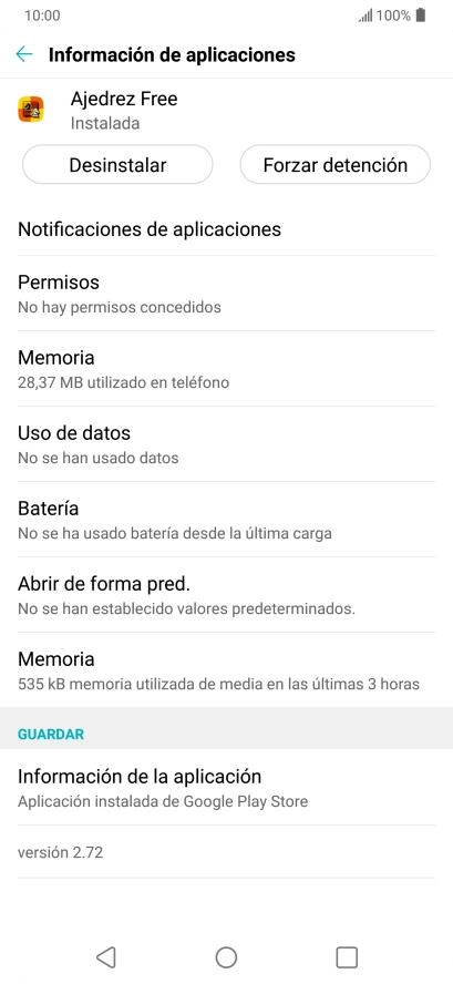 Pulsa Memoria.