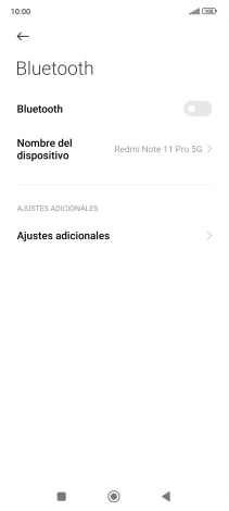 Pulsa el indicador junto a 