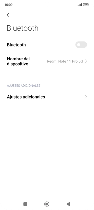 Pulsa el indicador junto a 