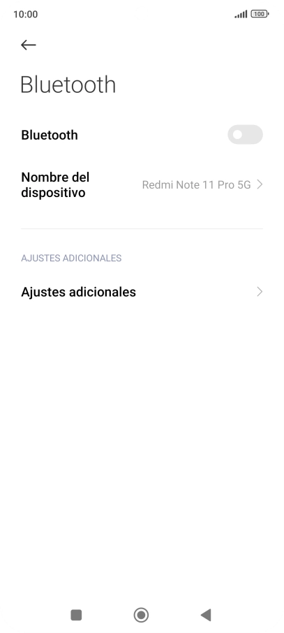 Pulsa el indicador junto a 