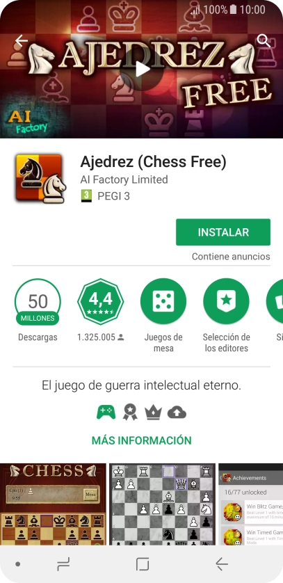 Pulsa la tecla de inicio para terminar y regresar a la pantalla de inicio.