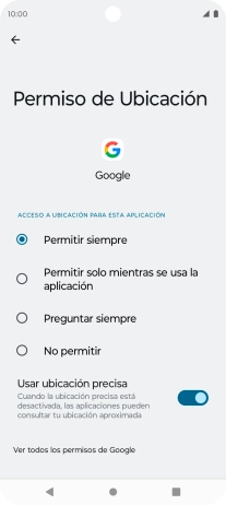 Pulsa el ajuste deseado.