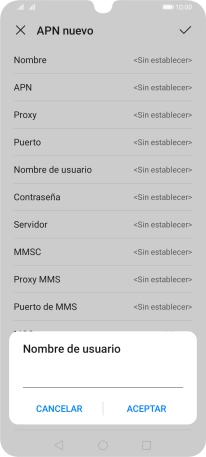 Introduce wap@wap y pulsa ACEPTAR.