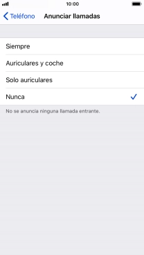 Pulsa Siempre para activar la función cuando el modo silencioso está desactivado.
