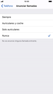 Pulsa Siempre para activar la función cuando el modo silencioso está desactivado.