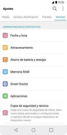 Pulsa Fecha y hora.