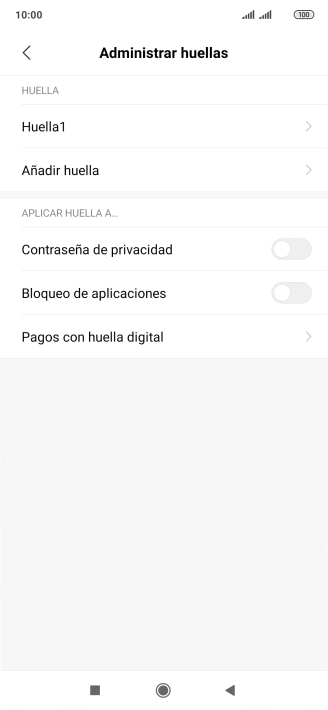 Pulsa dos veces la tecla de retroceso.
