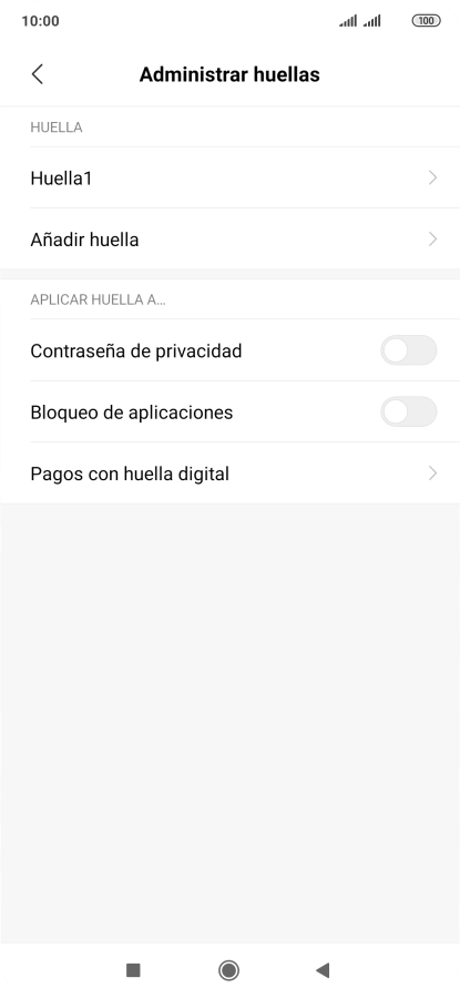 Pulsa dos veces la tecla de retroceso.
