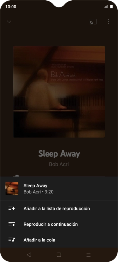 Pulsa Añadir a lista de reproducción.