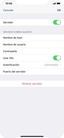 Pulsa el indicador junto a 