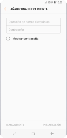 Pulsa Dirección de correo electrónico e introduce tu dirección de correo electrónico.