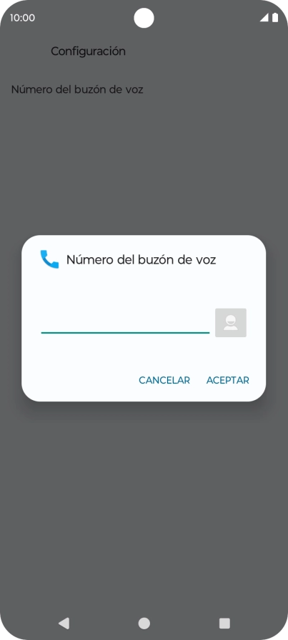 Introduce 22177 y pulsa ACEPTAR.