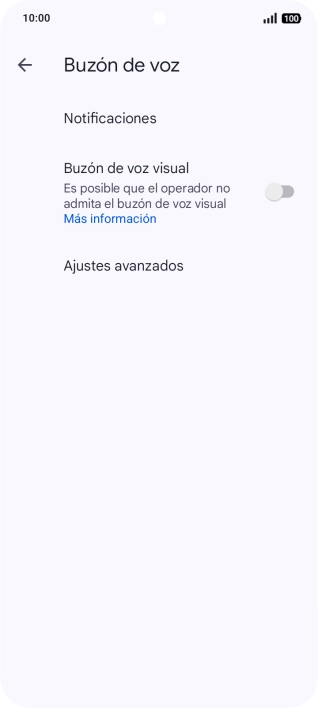 Pulsa Ajustes avanzados.