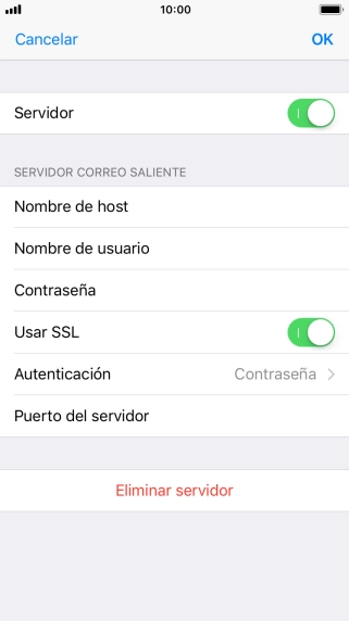 Pulsa el indicador junto a 