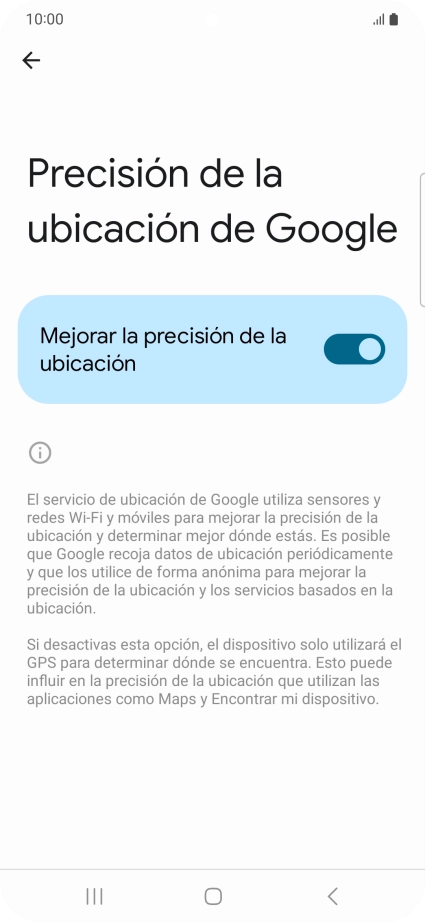 Si pulsas el indicador junto a 