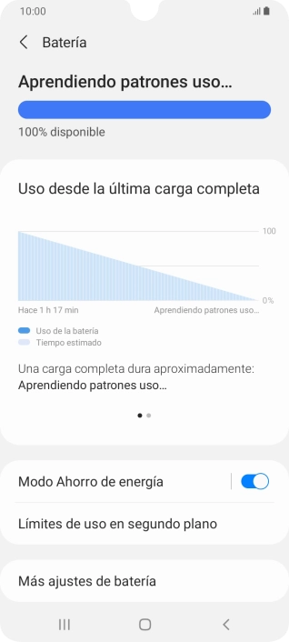 Pulsa la tecla de inicio para terminar y regresar a la pantalla de inicio.