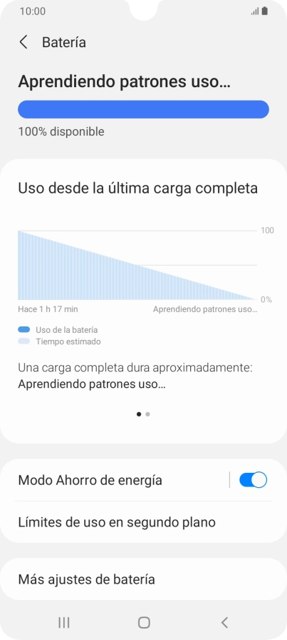 Pulsa la tecla de inicio para terminar y regresar a la pantalla de inicio.