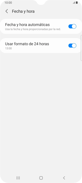 Pulsa la tecla de inicio para terminar y regresar a la pantalla de inicio.