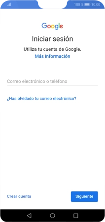 Si no tienes una cuenta de Google, pulsa Crear cuenta y sigue las indicaciones de la pantalla para ver cómo crear una cuenta nueva.