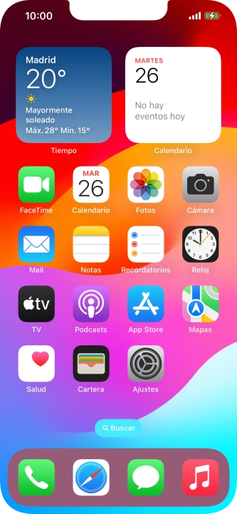 Cuando el icono de carga de batería aparece en la pantalla, el teléfono se está cargando.